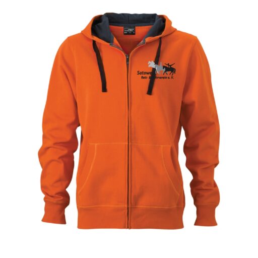 Satower Reit- und Fahrverein - Hooded Sweatjacke Erwachsene