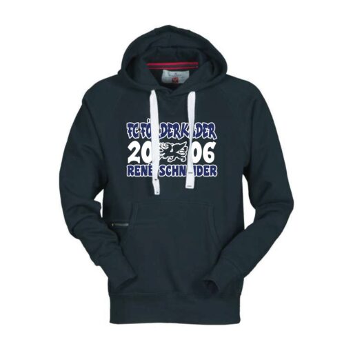 FC Förderkader René Schneider - Graffiti Hoodie mit Reißverschlusstasche - Erwachsene