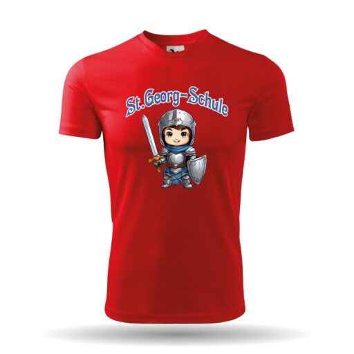 St. Georg Schule - Ritter Polyestershirt Kinder